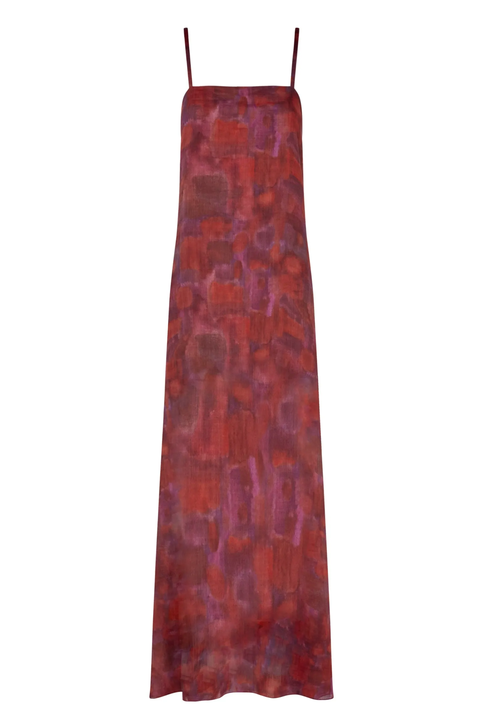 Lyn, indira print dress in ramie