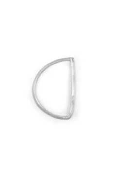 Maa left, individual silver earring