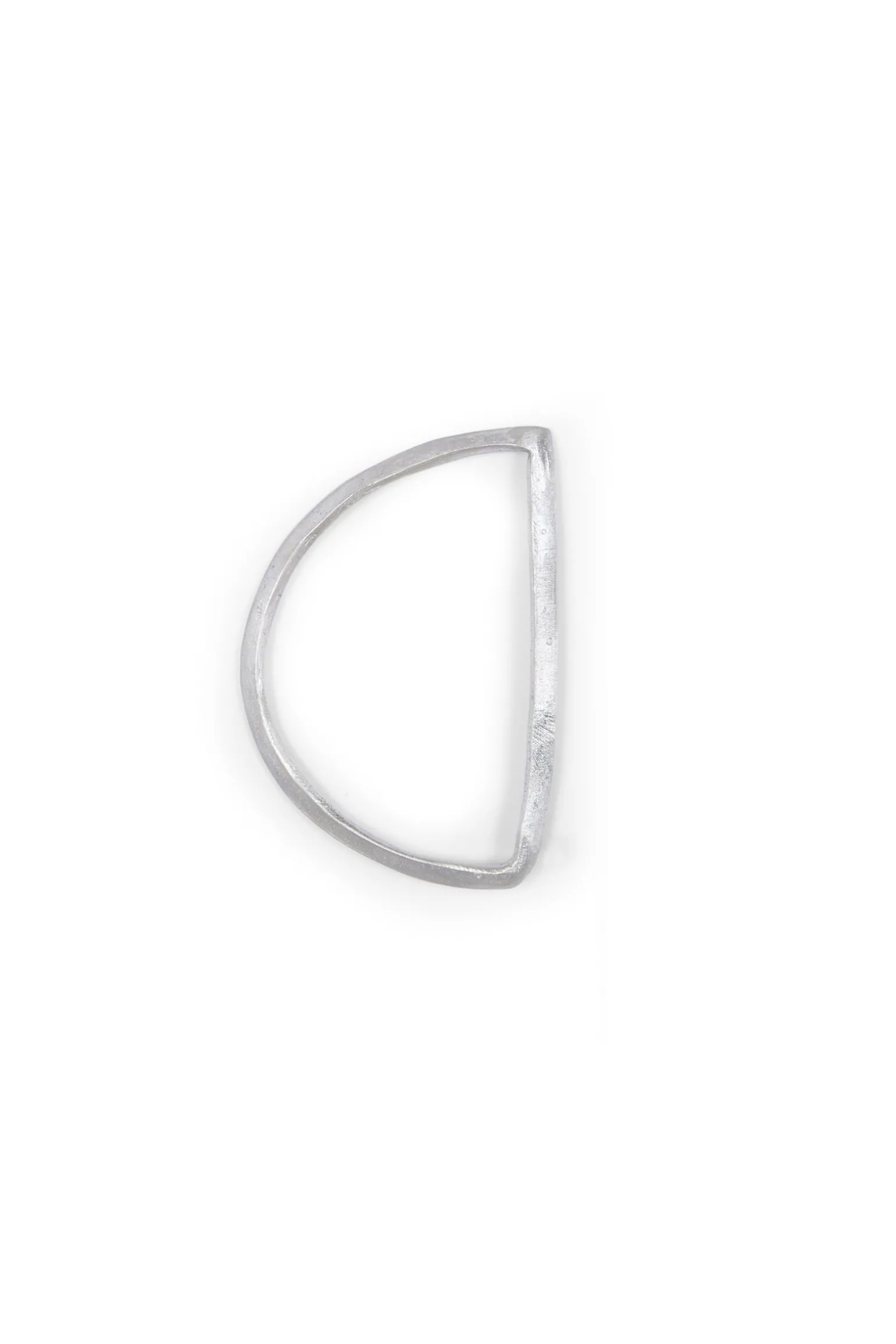 Maa left, individual silver earring