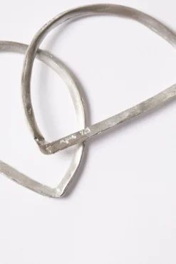 Maa left, individual silver earring