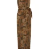 Mala, taiyo print silk dress