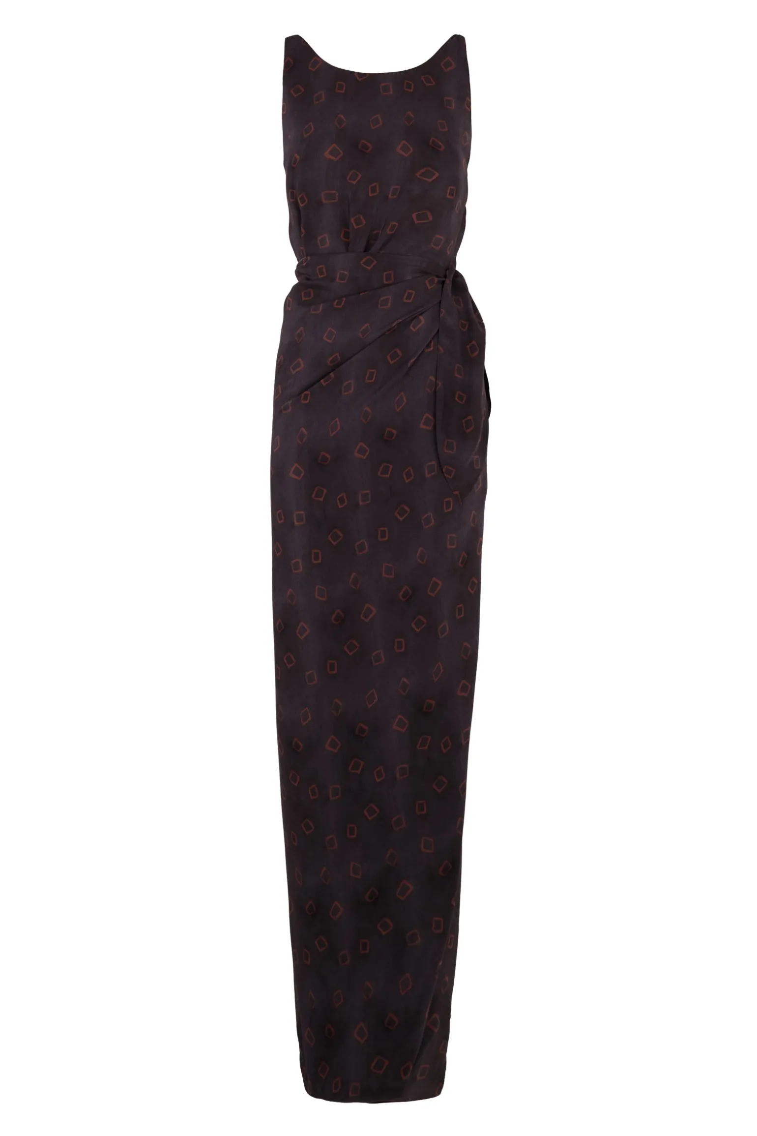 Malena, daria print silk dress