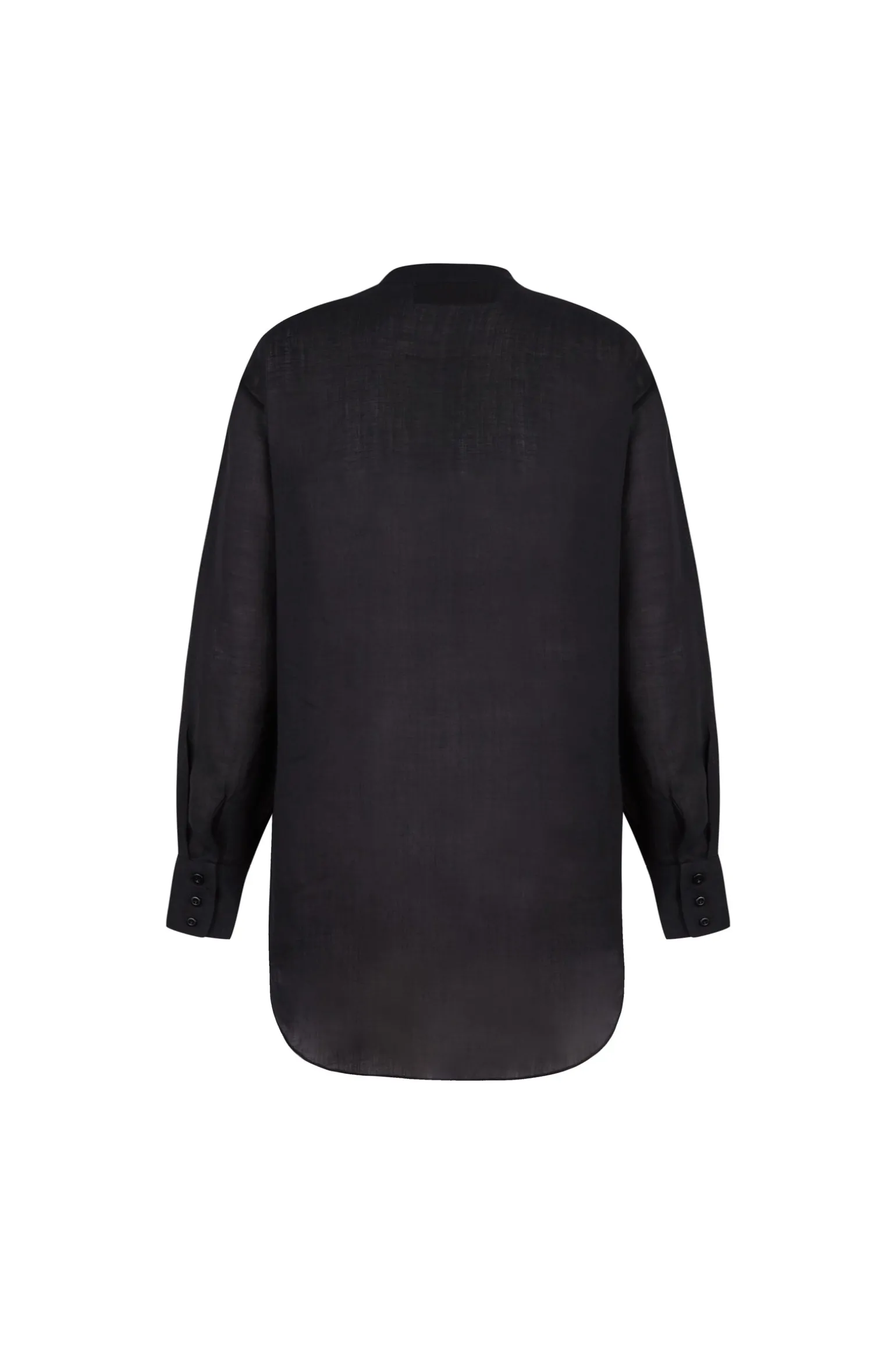 Marco, smoke gray shirt in ramie