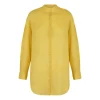 Marco, yellow cotton voile shirt