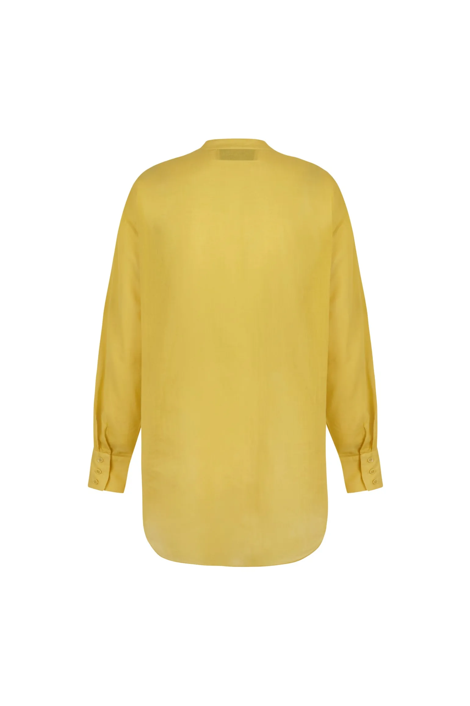 Marco, yellow cotton voile shirt
