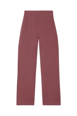 Margot, linen and virgin wool trousers