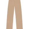 Margot, pink sand linen and wool pants