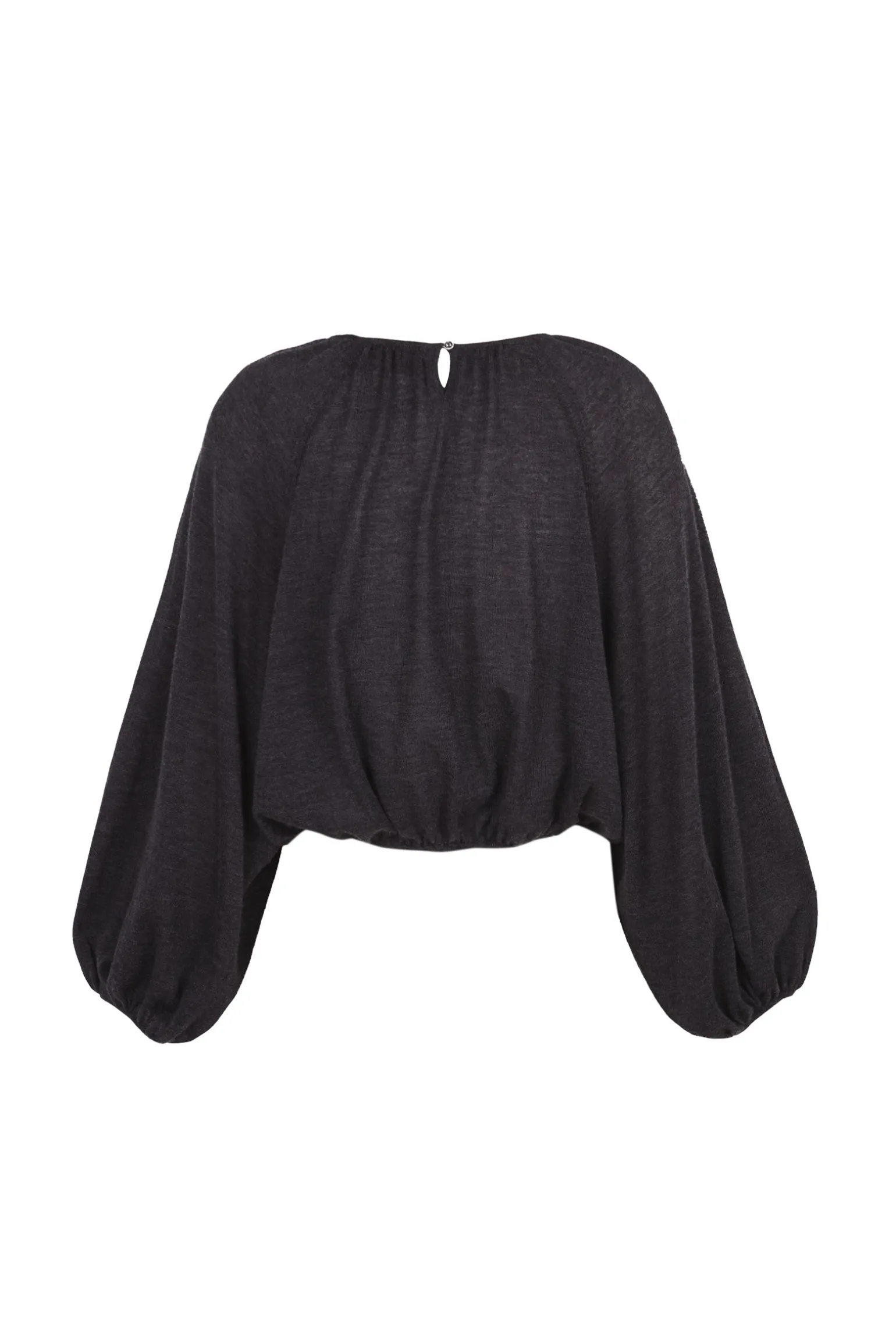Maris, graphite cashmere top