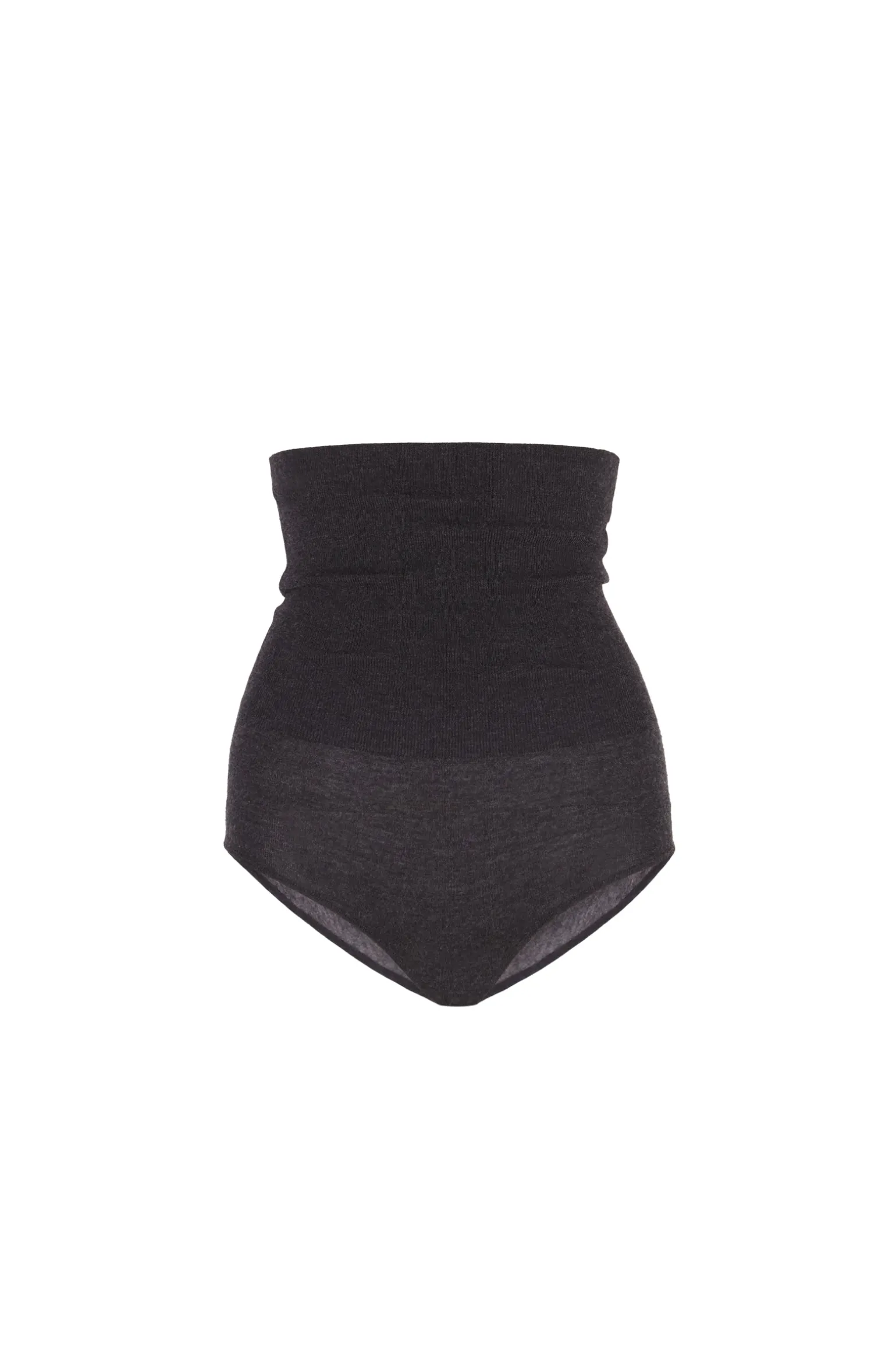 Maris, tall brief in graphite cashmere