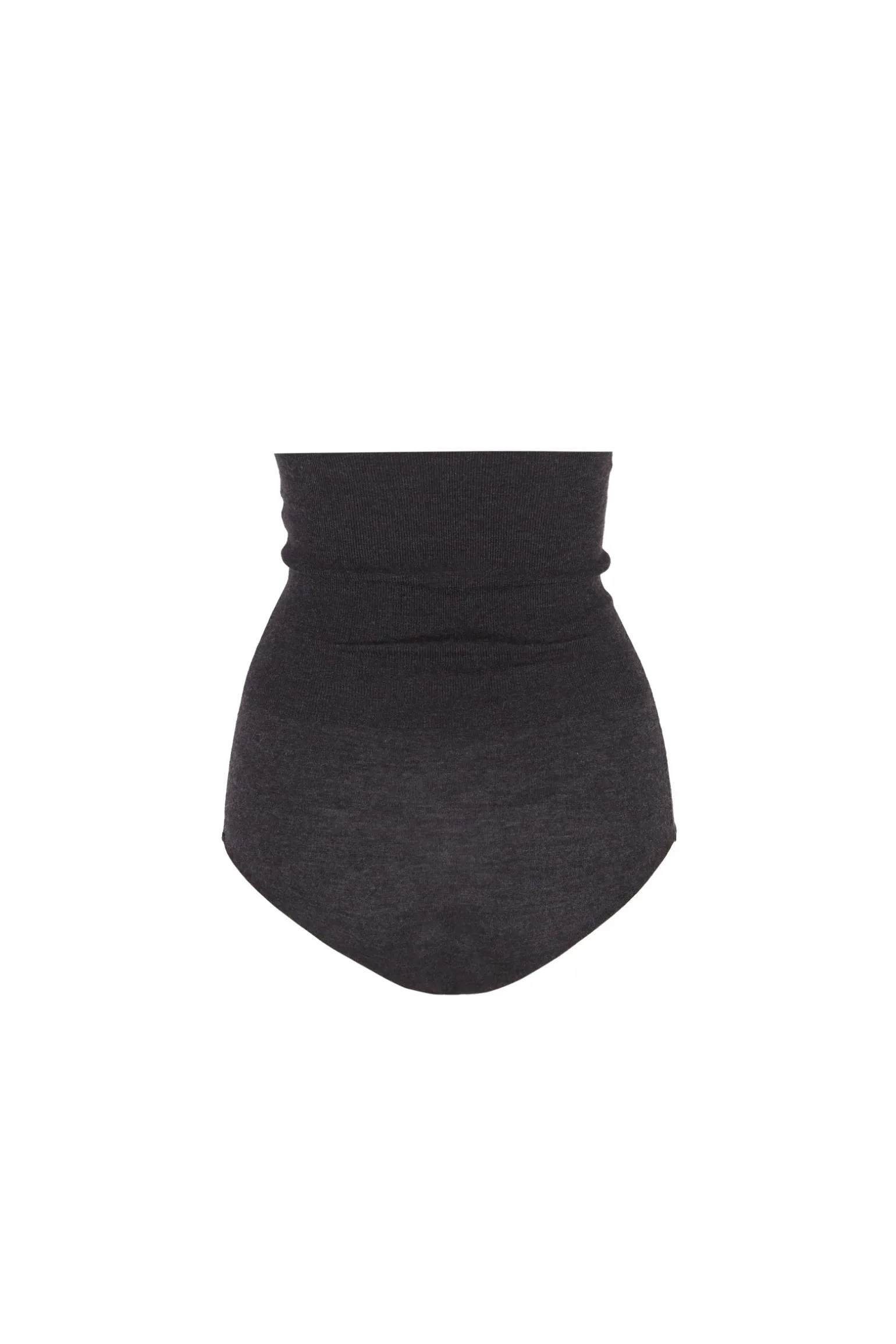 Maris, tall brief in graphite cashmere