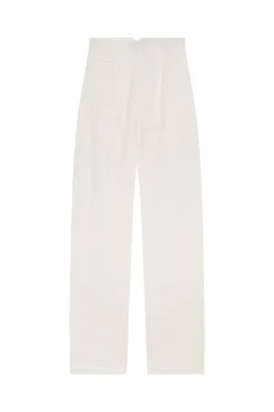 Marlo, ecru linen pants