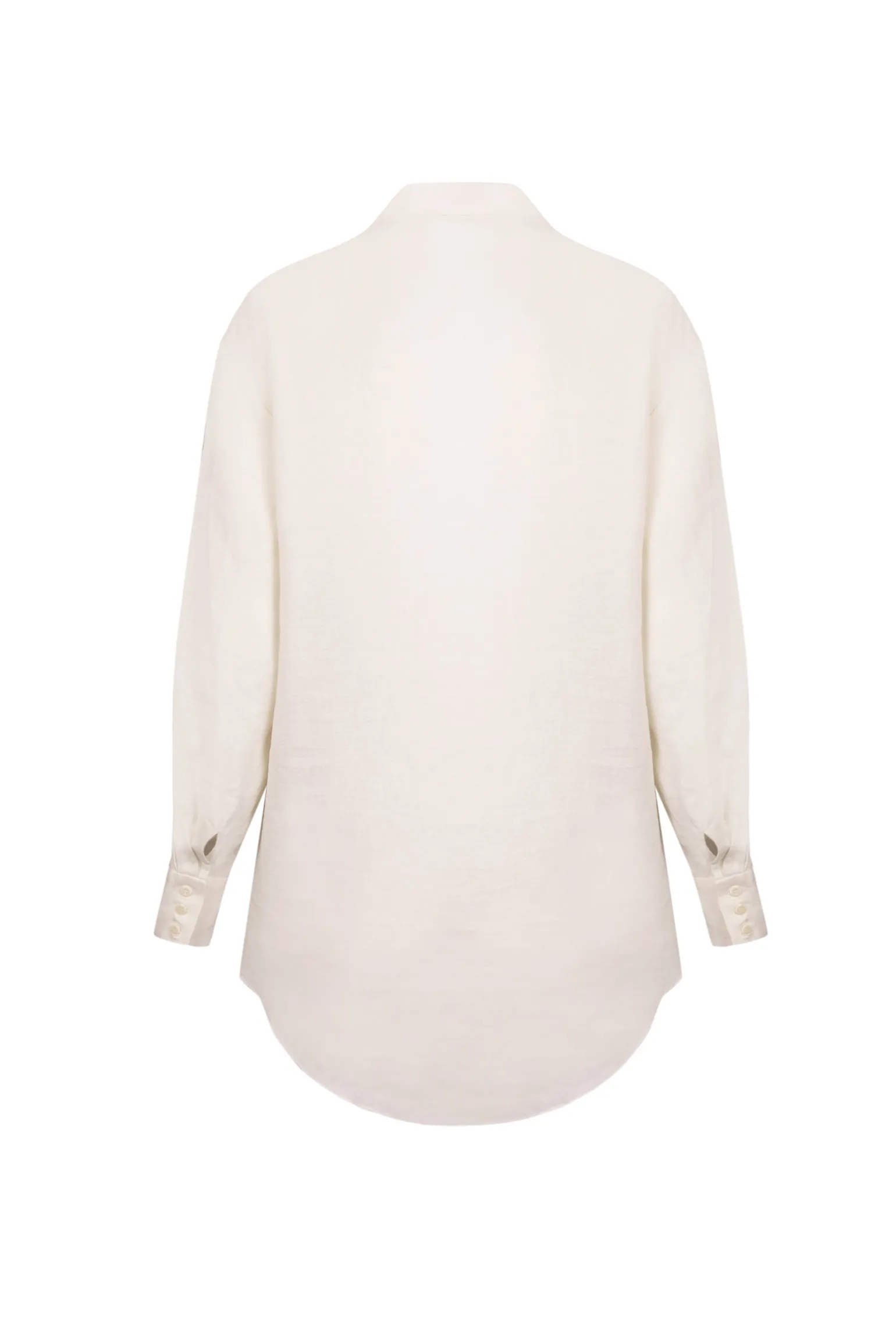 Marlo, ecru linen shirt