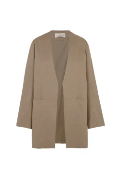 Mas, mink linen jacket