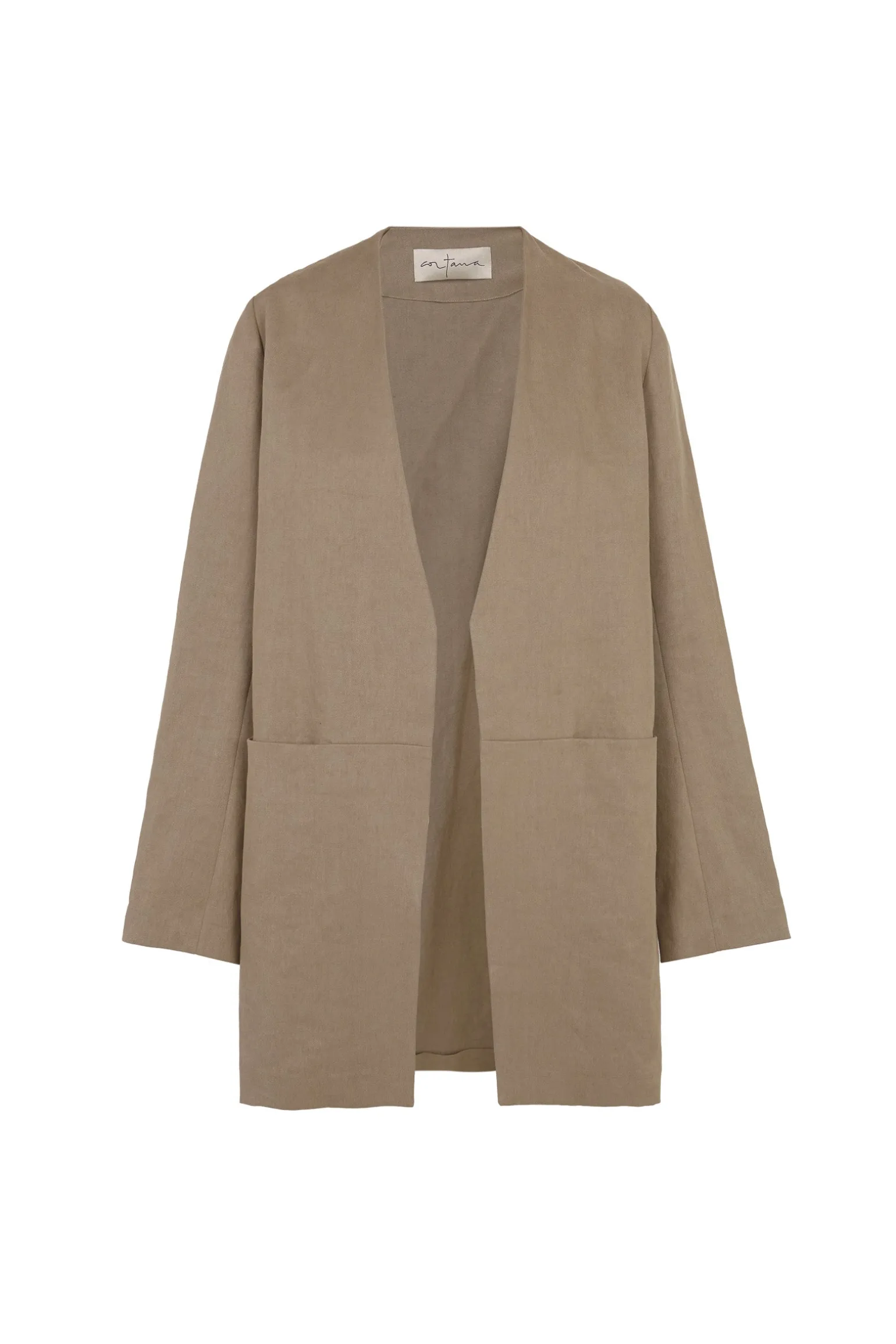 Mas, mink linen jacket