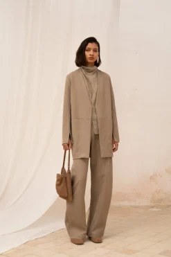 Mas, mink linen jacket