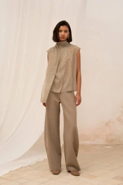 Mas, mink linen pants