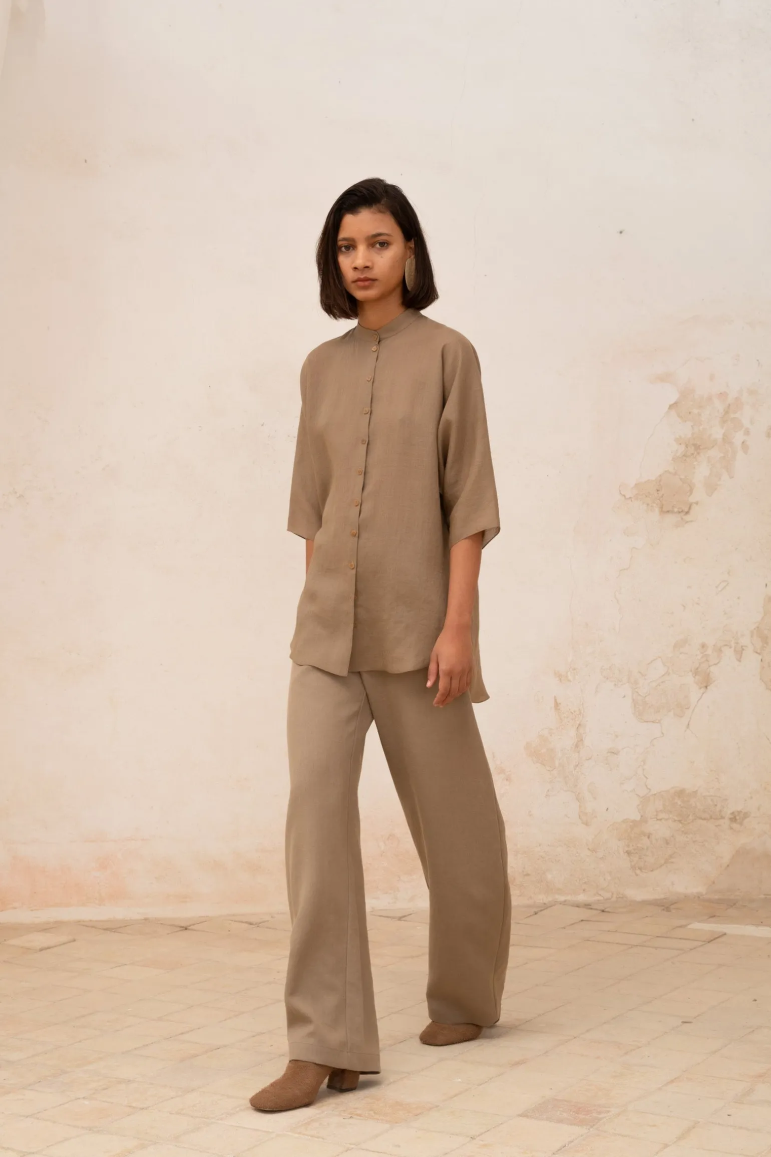 Mas, mink linen pants