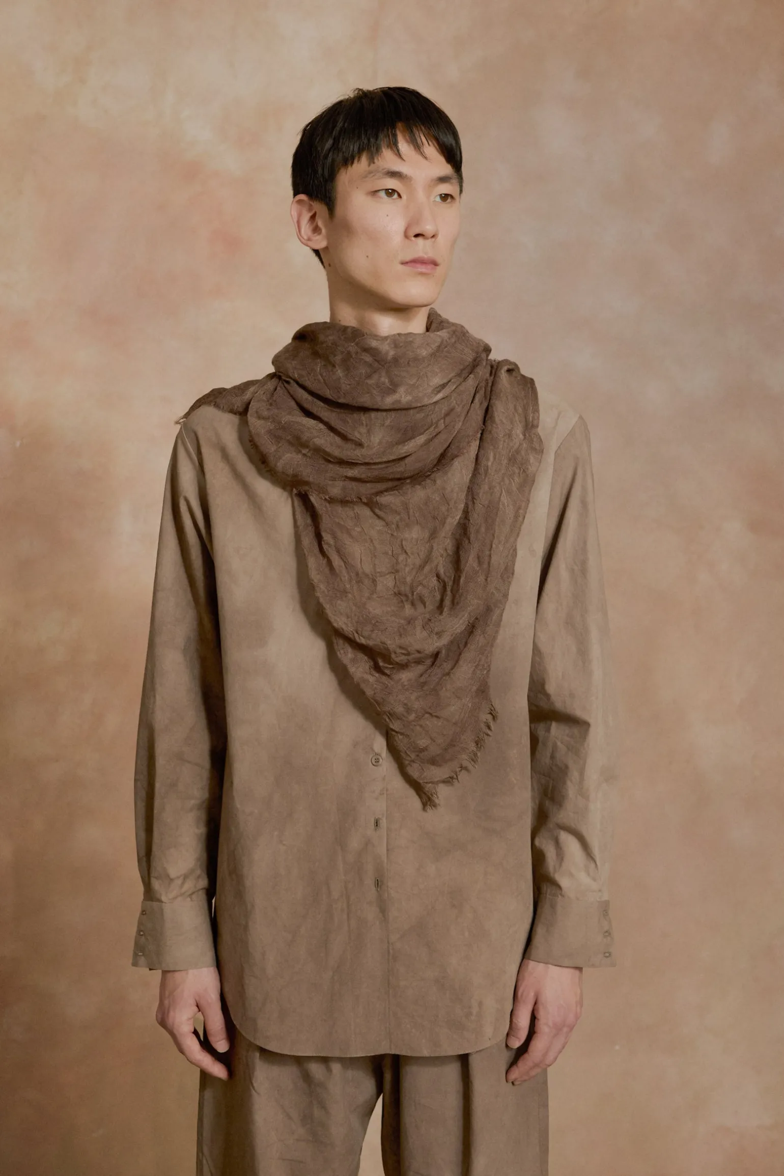 Mat, fade cacao foulard