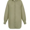 Matz, green ramie shirt