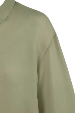 Matz, green ramie shirt