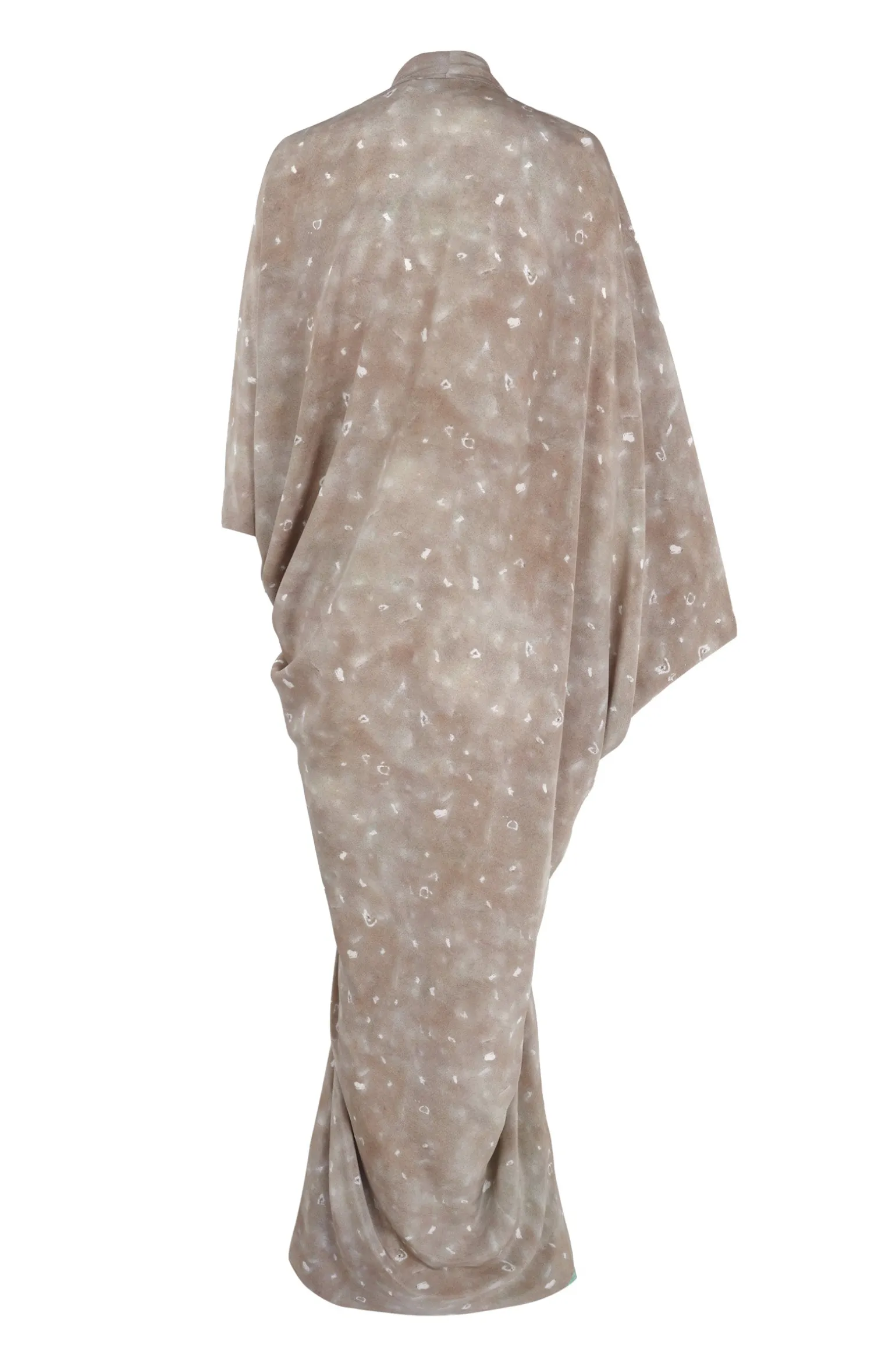 Mayu, ayaz print organic silk dress