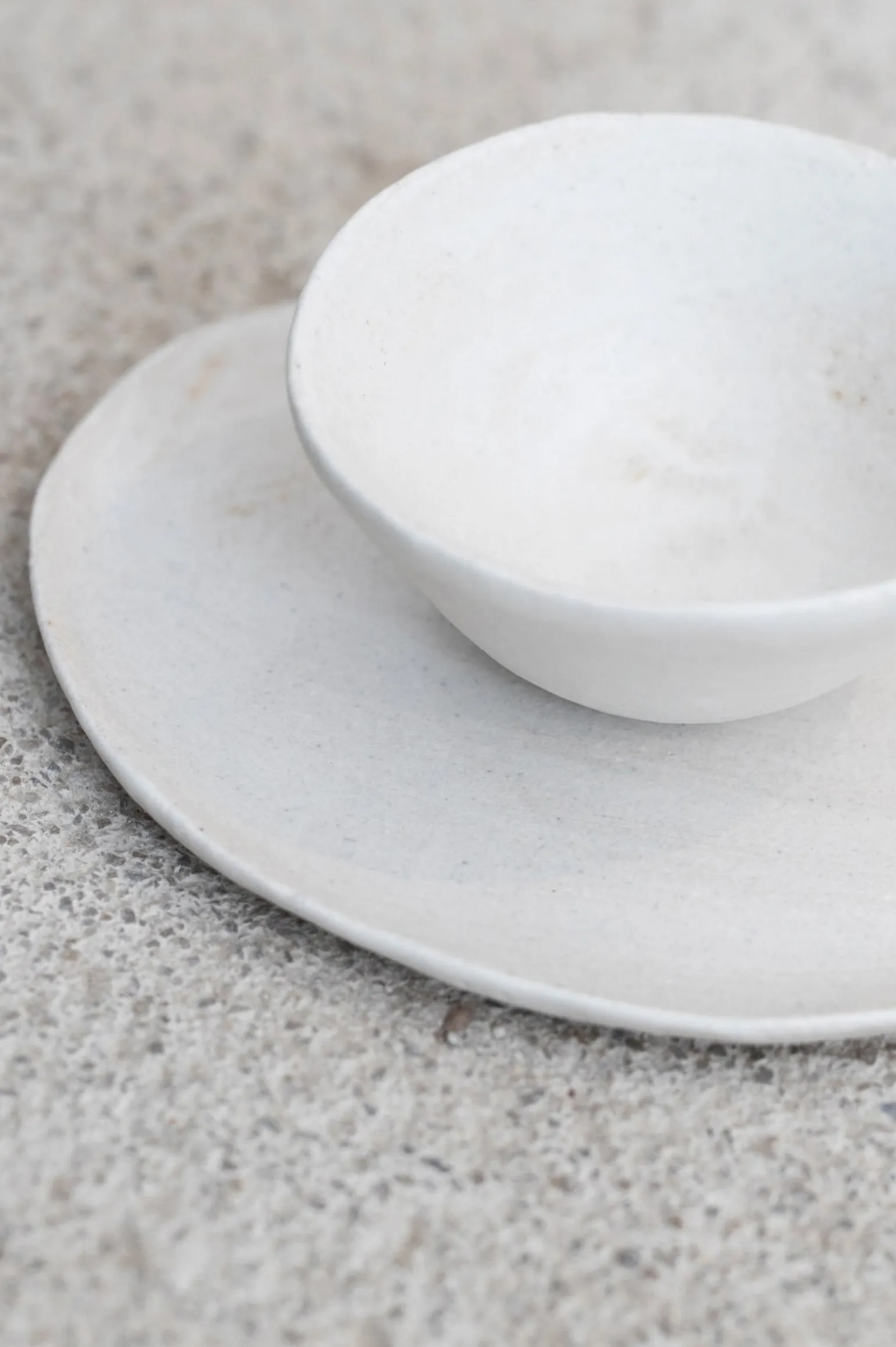 Mini Plate Blanc