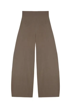 Mira, cocoa high-waisted pants