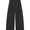 Mira, graphite high-waisted pants