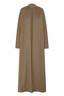 Misia, hazelnut virgin wool coat