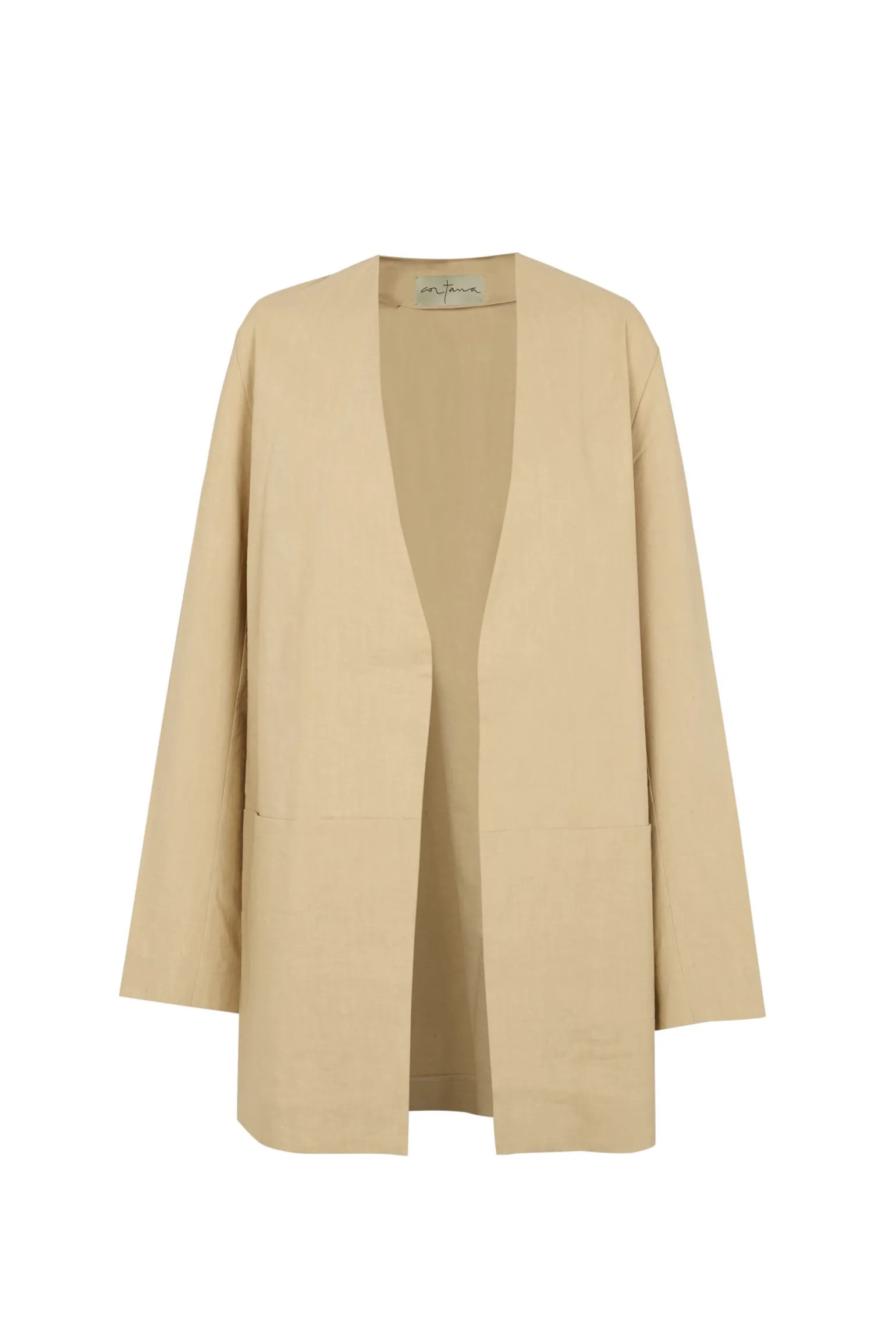 Mite, beige oversized jacket