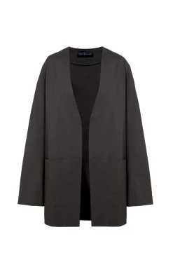 Mite, graphite oversized jacket