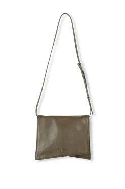 Modular, khaki leather bag