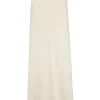 Mona, ivory linen and silk skirt