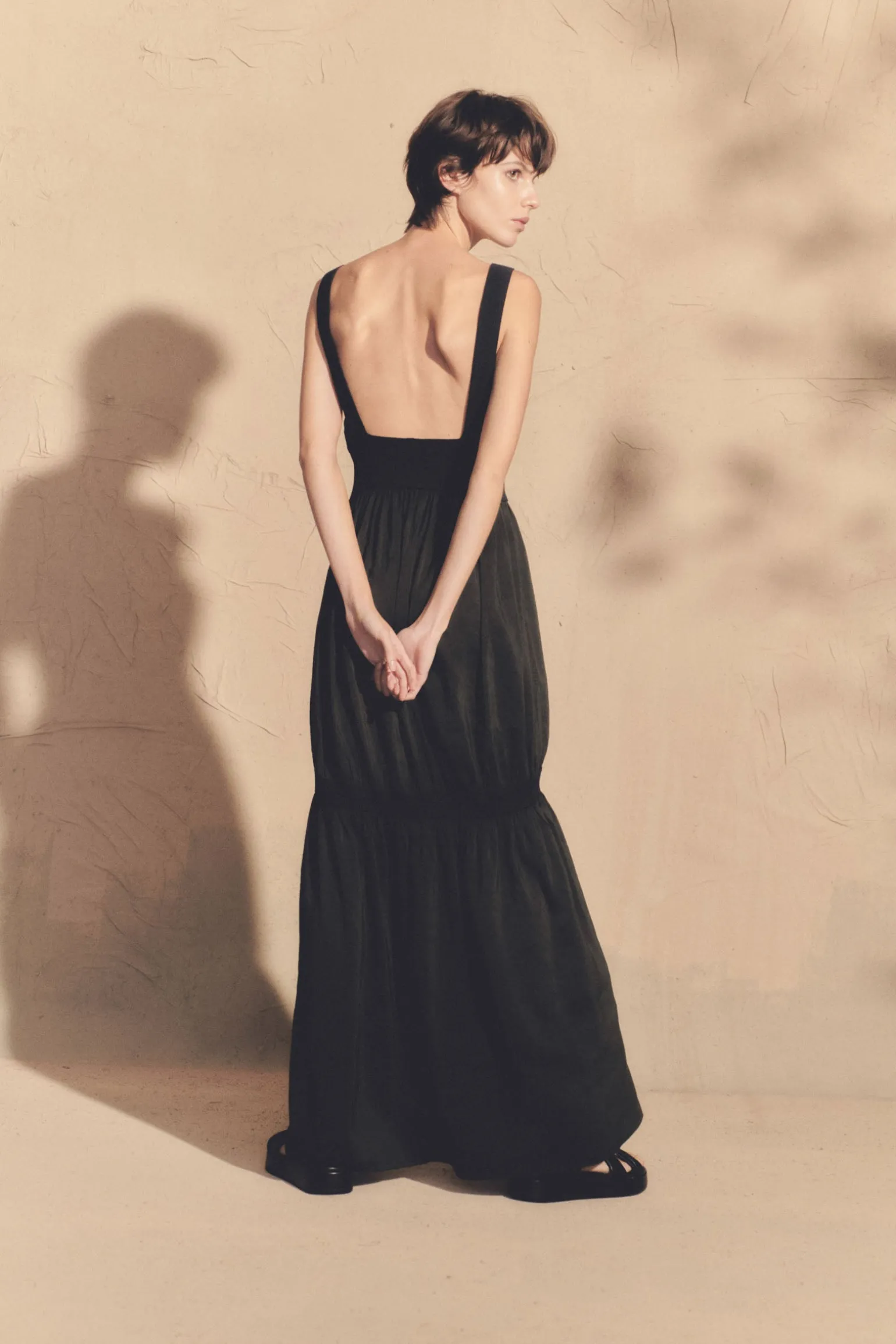 Morgana, smoke gray dress