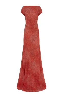 Nadine, granada print silk dress