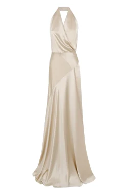 Nailah, champagne dress