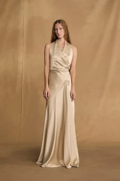 Nailah, champagne dress