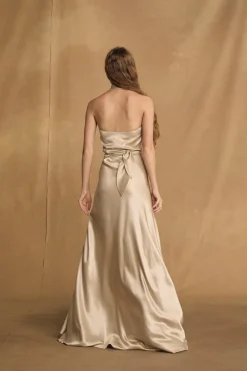 Nailah, champagne dress