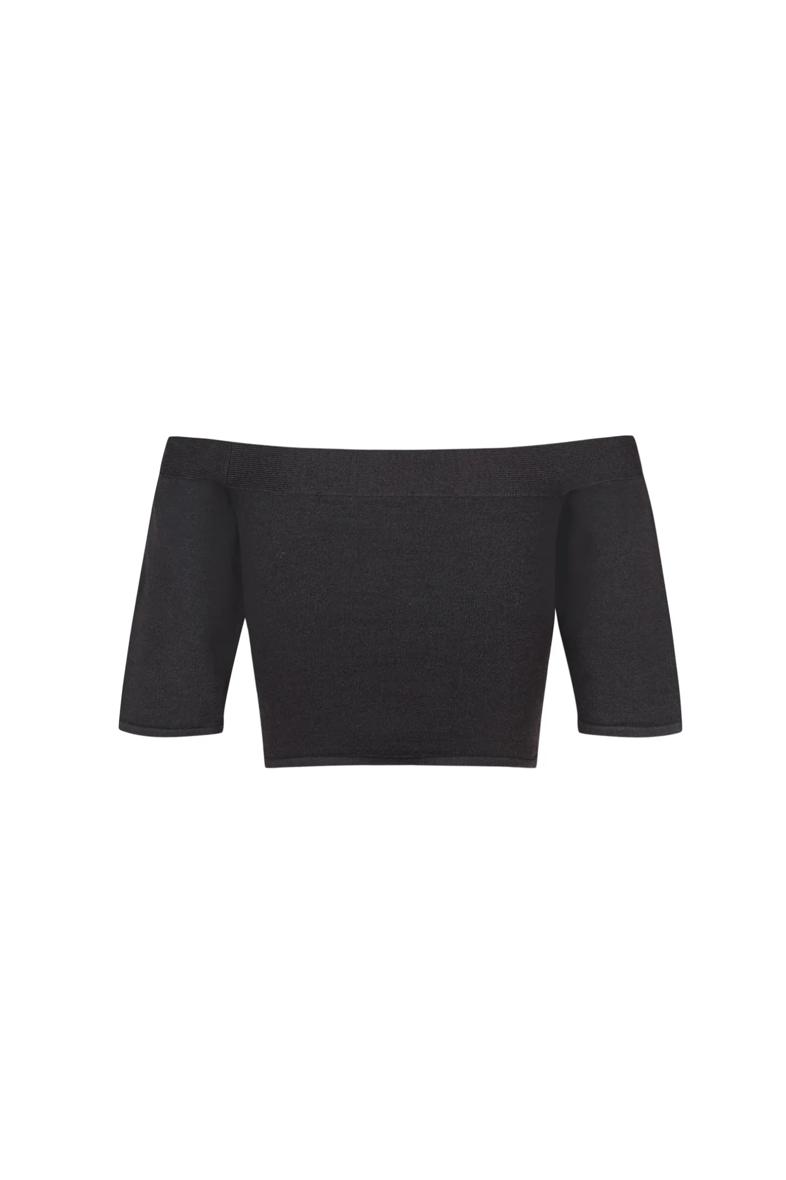 Naim, blueberry knit crop top