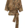 Nala, taiyo print ramie top