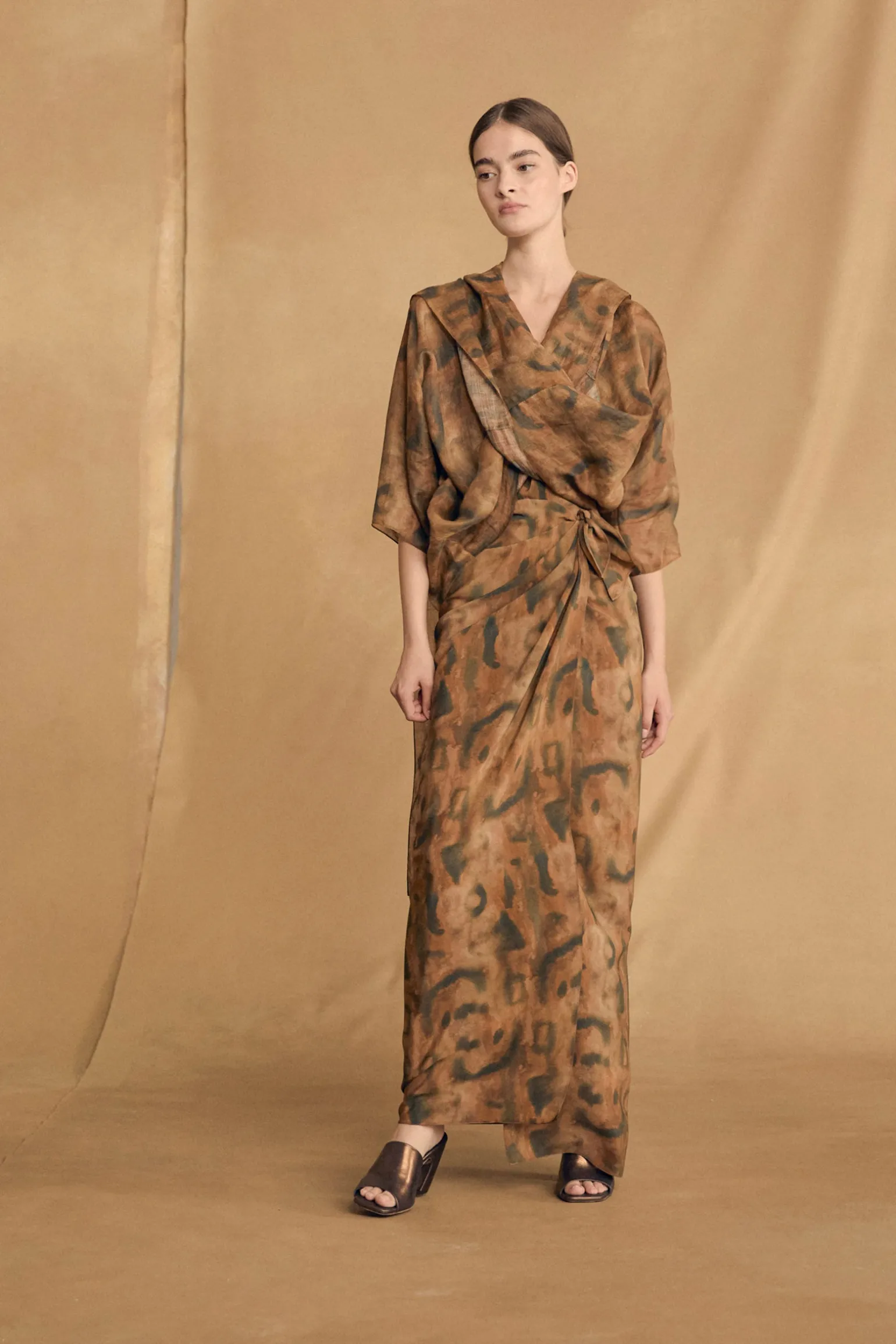 Nala, taiyo print ramie top