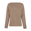 Nima, mink oversized jumper in alpaca, cashmere and silk