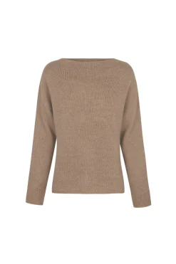 Nima, mink oversized jumper in alpaca, cashmere and silk