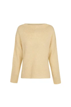 Nima, oversized jumper in alpaca, cashmere and ivory silk
