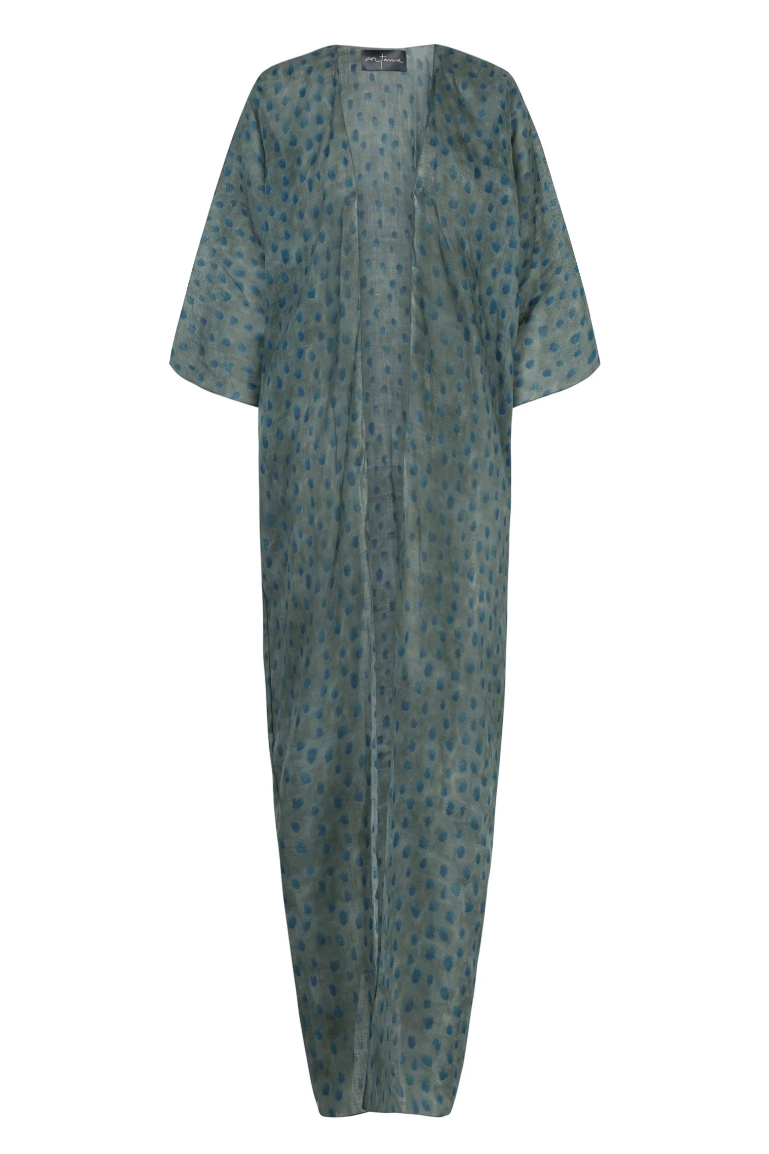 Nina, long ciro print jacket