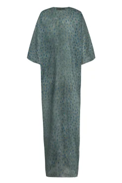 Nina, long ciro print jacket