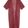 Nina, long indira print jacket