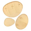Oeuf, trays in orange wood