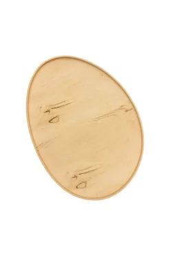 Oeuf, trays in orange wood