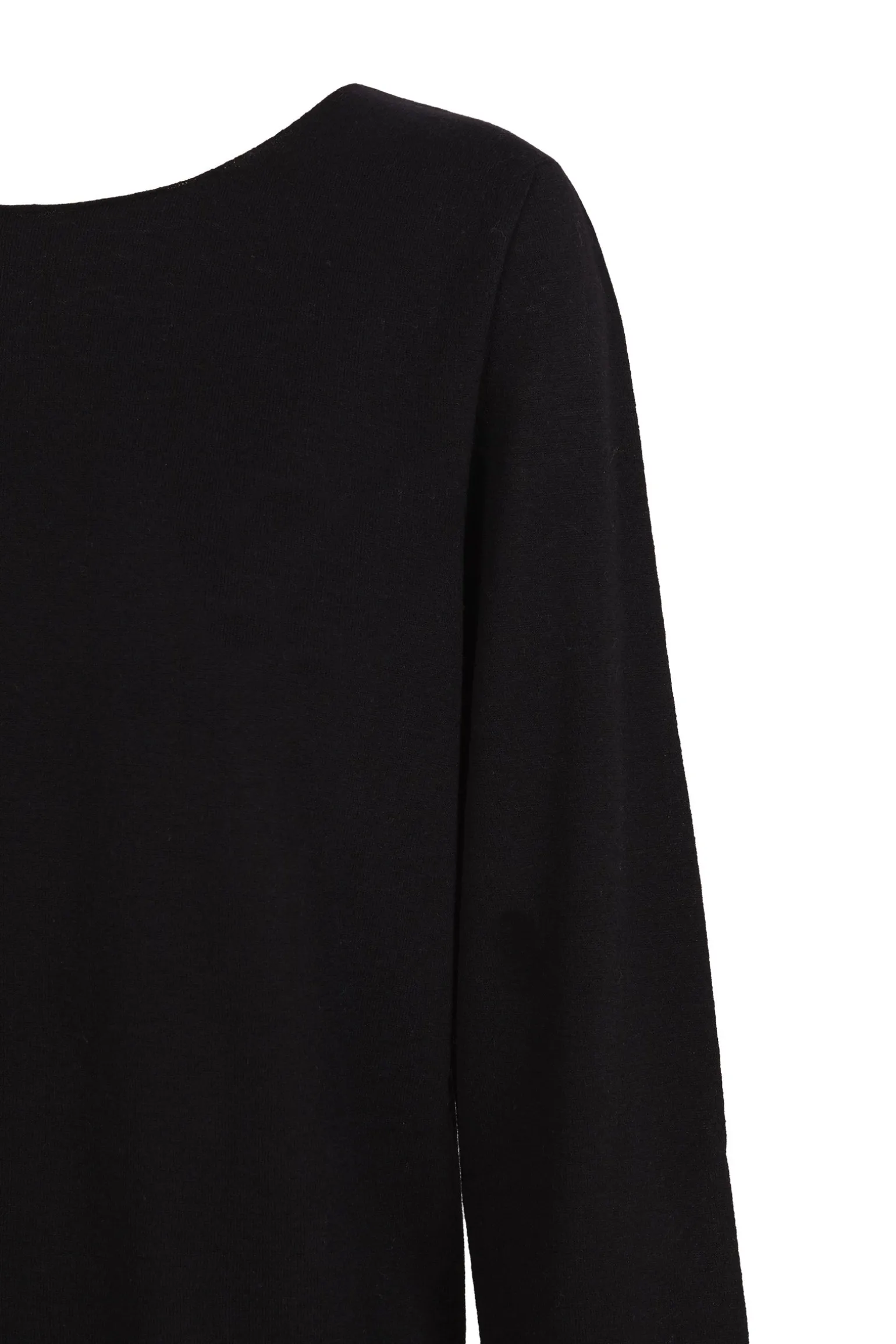Ojala, black wool and cashmere jumper